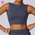 spring barely-there fit yoga set with racerback top, running workout set for women, breathable & quick-drying activewear 8516