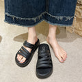 Summer outwear slippers new arrival student fashion beach roman one-line easiest for matchnon-slip soft bottom sandals thick solecasual