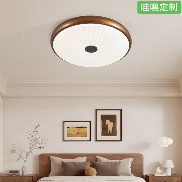[Wow] New Chinese eye protection lamp French retro main 2025 new creative personality round ceiling lamp