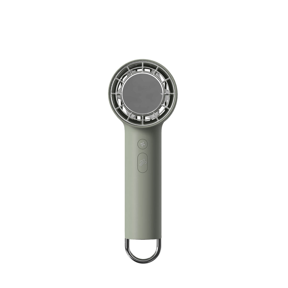 2024 handheld cooling fan hiking buckle vertical turbine usb rechargeable cold compress mini cool rechargeable