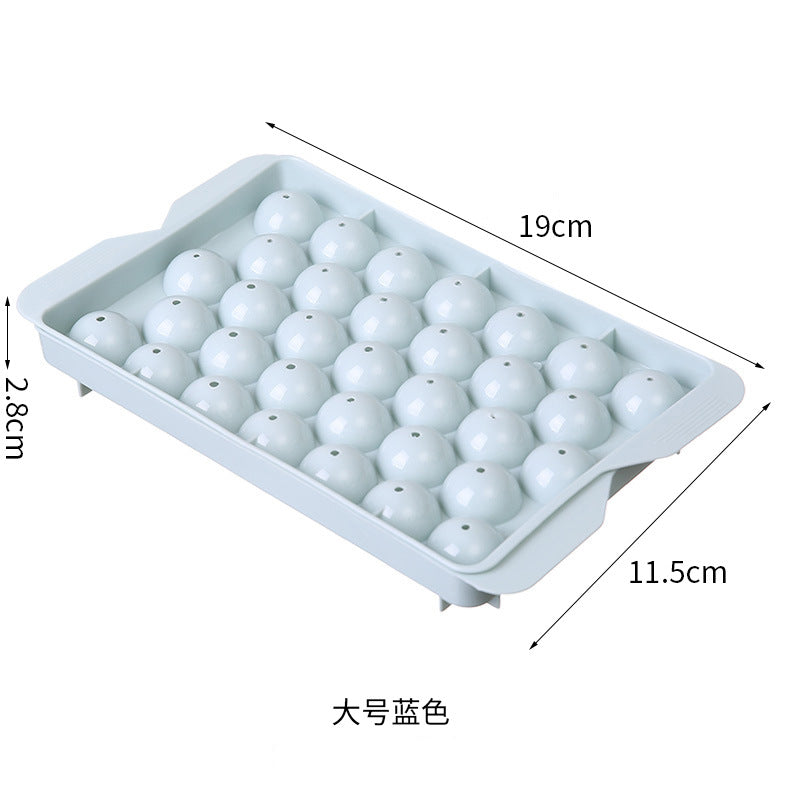 Popular Ice Grid Homemade Ice Hockey Ice Cube Mould Refrigerator Spherical Ice Box Ice Grid Creative Home Use as Storage Box
