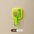 Cute cartoon hook strong adhesive door back key bag creative kitchen traceless sticker bathroom no punch wall hanging