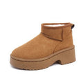 Exportthick sole short snow boots for women new arrivalheight-increasing cotton shoes winterpetitesheattech short boots for women wholesale