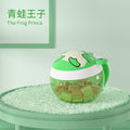 Cartoon tritan snack jar outdoor sealed kids snack bowl baby snack feeding bowl - custom manufacturer