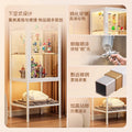 Glass display cabinet, hand cabinet, steel dustproof transparent model storage cabinet, pain cabinet, toy storage cabinet, display bookcase