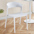 Danish designer chair - minimalist creative visitor chair for home, casual nordic dining chair, backrest chair for cafes and bubble tea shops