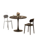 Cream style iron art negotiation table and chair combination popular milk tea shop casual round table reception table and chair package wholesale