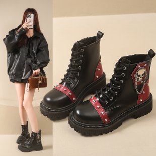 autumn new arrivals: plus-size women's boots for cross-border e-commerce, sizes 35-42, chunky sole martin boots, dropshipping available for  and
