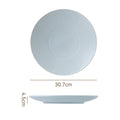 12inch shallow plate-blue