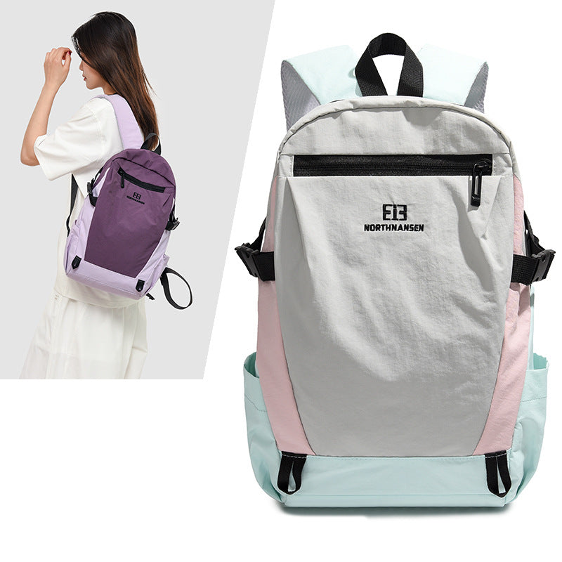 Cross-border outdoor backpack  new portable leisure sports student bag mountaineering hiking light travel backpack