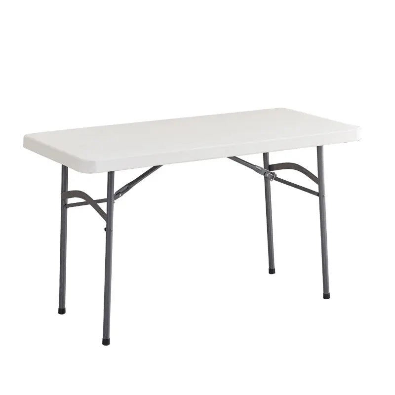 Foldable dining table, outdoor portable simple table, plastic study desk, long table, rectangular negotiation table