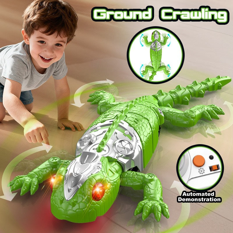 remote control wall-climbing gecko electric simulation lizard bionic chameleon mechanical animal wall-climbing toy car wholesale