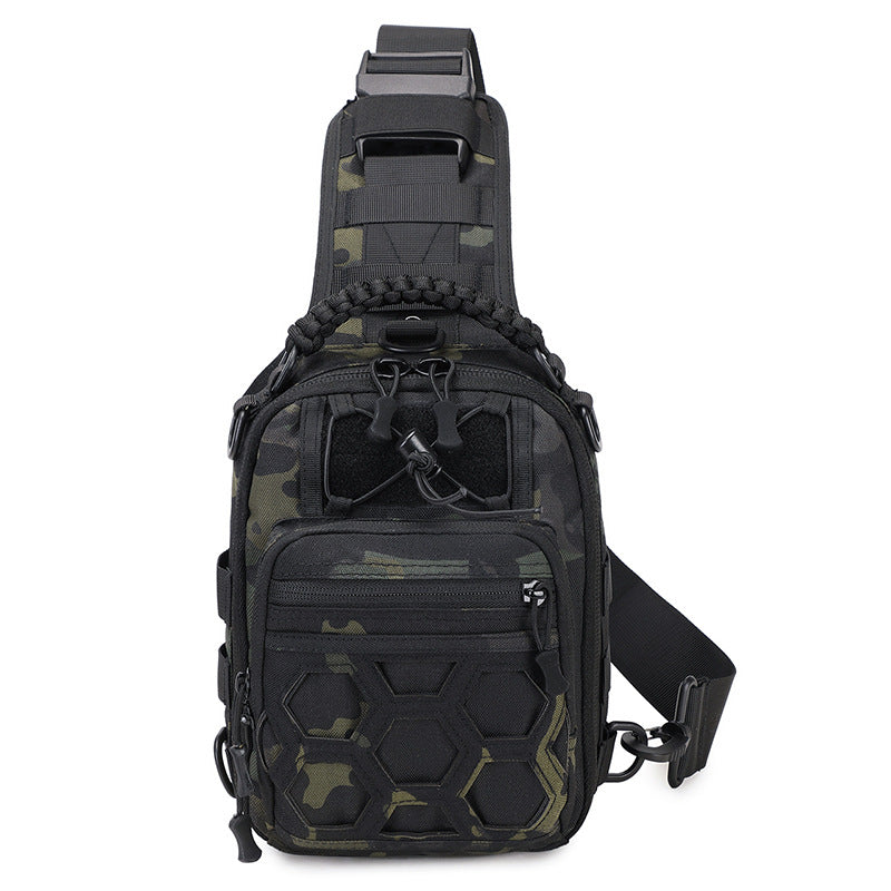 Cross-border  outdoor sports shoulder backpack outdoor new shoulder bag jungle camouflage multi-functional shoulder bag