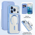 Premium gold shield magnetic leather case for iphone 17 pro max, apple 16 flip cover, full coverage, drop protection