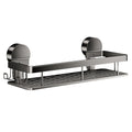 Suction cup bathroom shelf - no drilling required, wall-mounted organizer for vanity, washbasin, and toilet