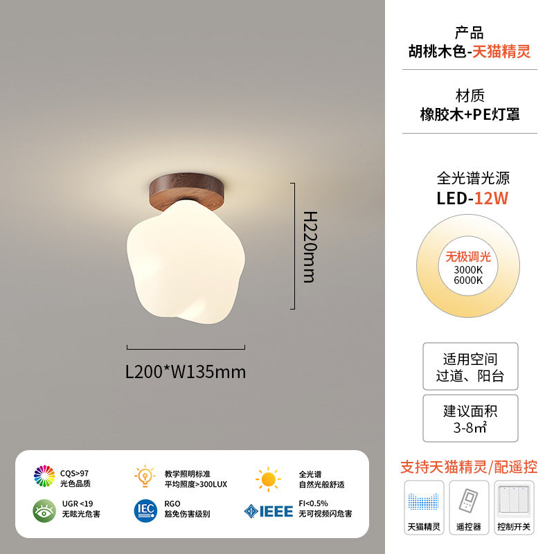 Walnut color star aisle light corridor entrance entrance balcony light full spectrum room rabbit wall light ceiling light