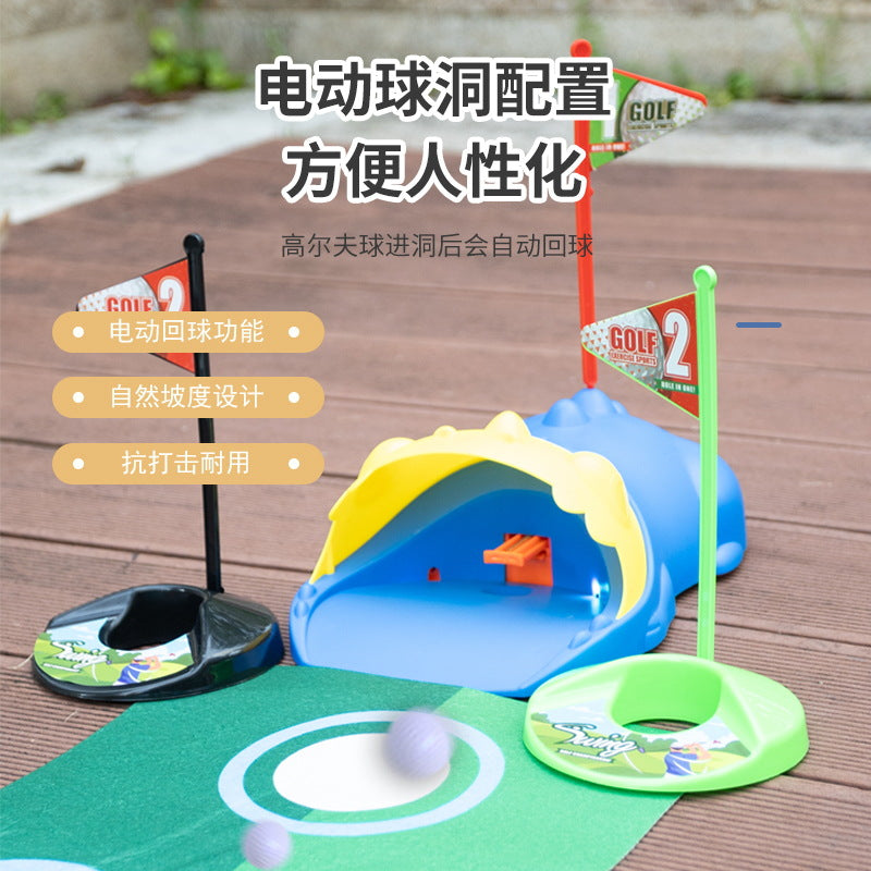 New kids' electric golf returner - mini golf training set for early childhood education and development (kindergarten)