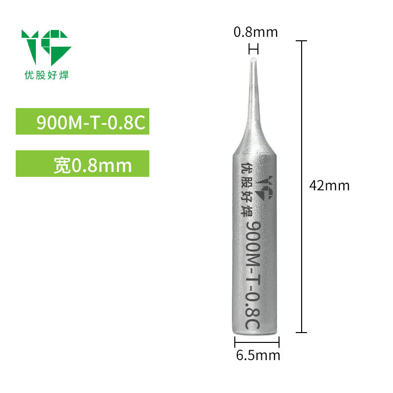 936 electric soldering iron head matte lead-free soldering table soldering iron K nozzle chrome iron head wholesale internal heating 900 matte iron head