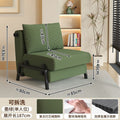 Sofa bed foldable dual-purpose small apartment b&b dual-purpose sofa living room study balcony can sit and lie down telescopic sofa