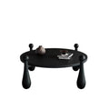 Wooden coffee tableaccessible luxury sofa table living room classy coffee table round walnut coffee table
