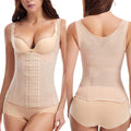 Ultra-thin shaping tops corset intimates waist shaping and abdominal control vest plus size body shaping breathable clothing black knitting women