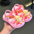 Kids' sandals: new summer korean style, soft sole, non-slip, waterproof first walker sandals for boys and girls aged 2-3 years