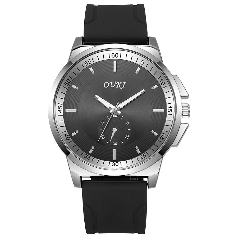 Ouki new men's watch - cross-border hot seller, men's quartz watch, round fashion watch, wholesale men's watches