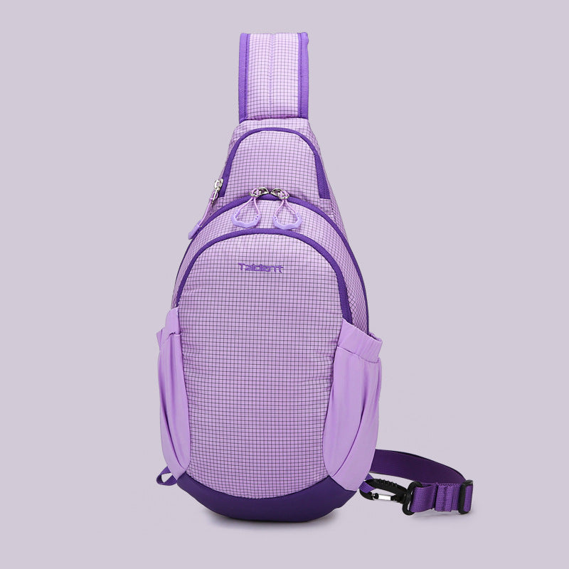 New fashion sports leisure breast bag women's business trip messenger bag large capacity waterproof sports hiking bag