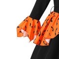 halloween girls' dress - bat pattern witch costume with party hat - halloween kids' dress