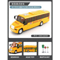 Large school bus toy for boys, baby bus bus early education educational children's car model, children's day gift
