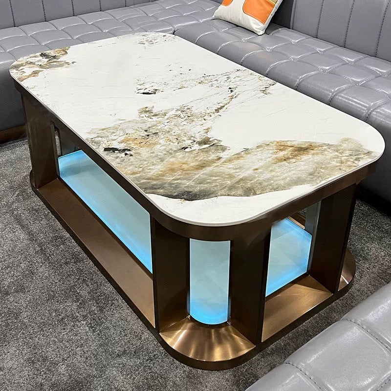 Customized bar ktv special luminous coffee table light luxury night club box party room booth ktv coffee table customization