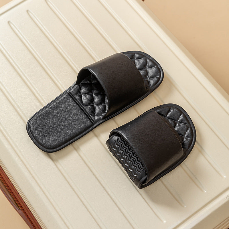 Foldable travel slippers for women, portable anti-slip slippers for travel, swimming, men's business trips, hotel disposable slippers, suitable for bathing