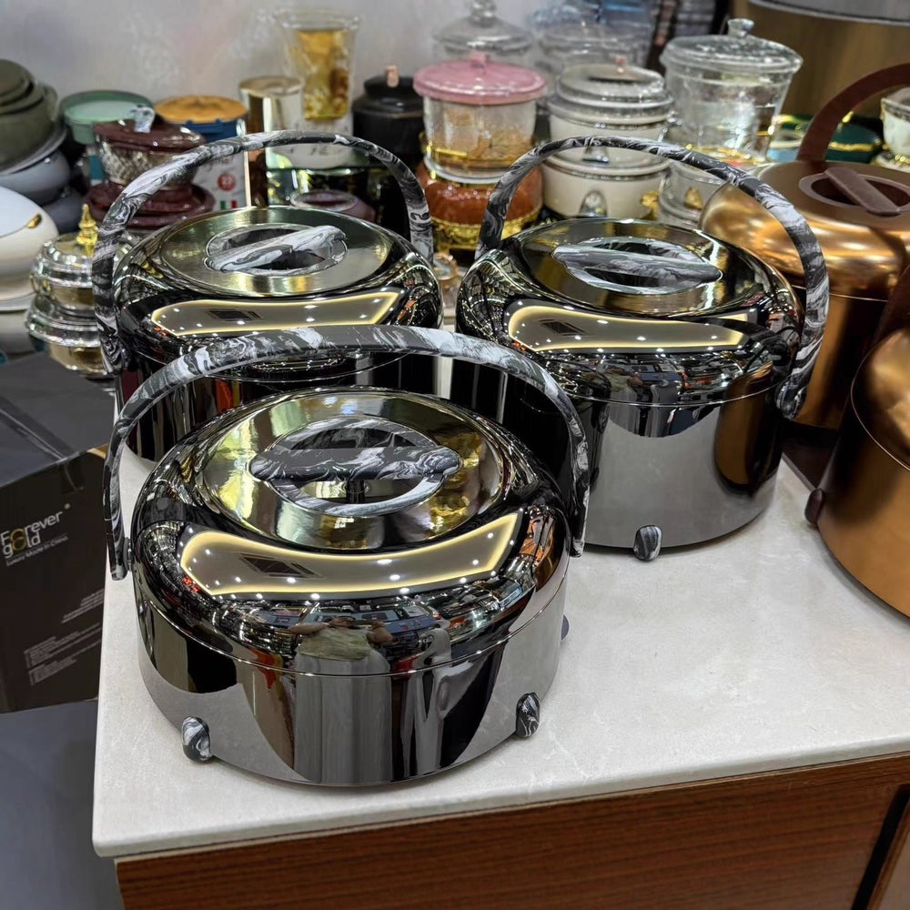Exportnew arrivalhot selling handle double layer insulation box 3l-4l-5l factory direct sales insulation tableware foodwarmer