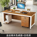 Minimalist modern office desk - affordable computer desk for home use - multifunctional employee desk - desktop boss desk - single person desk