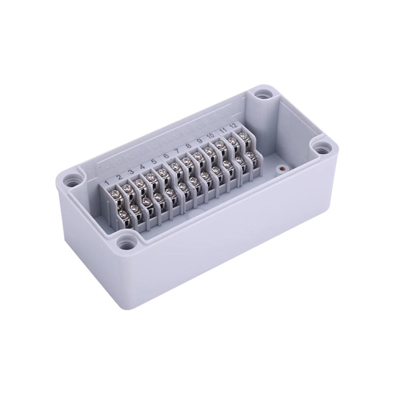 Outdoor plastic waterproof junction box 4P-40P/position with high and low terminal junction box ABS cable power box