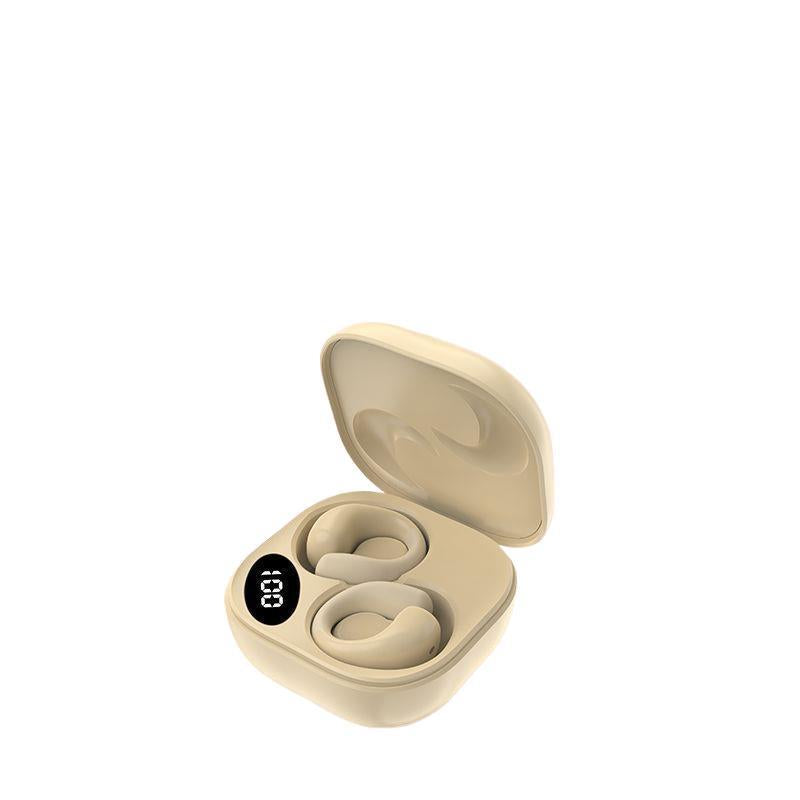 New bluetooth earbuds: wireless, sports-ready, extra-long battery life, clip-on design, high-fidelity audio, universal fit