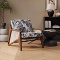 New chinoiserie chair designer rattan sofa chair wabi-sabi style single chair medieval style solid wood casual chair single chair