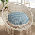 Japanese style hanging chair back cushion all-in-one thickened linen round lazy cushion bay window cushion floor tatami mat