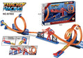 430cm pull-back racing car rotating track (with airplane)