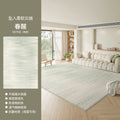 Green  new arrival carpet - no-wash, large area, full coverage floor mat - light luxury, high-end, waterproof, stain-resistant living room rug