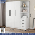 【premium three-door】120cm length x 60cm depth x 200cm height wardrobe + side cabinet set
