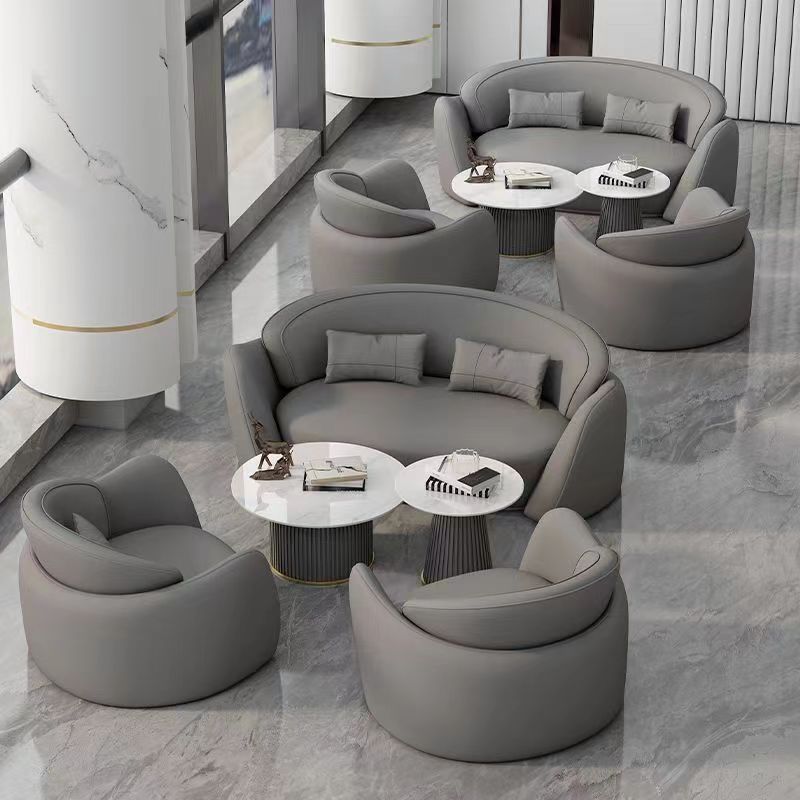 Business hotel office negotiation sofa table and chair combination courtyard lobby casual reception sofa chair hotel same style