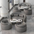 Two single + three-person + coffee table combination