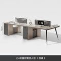 Staff office desk and chair combination casual modern double four-person seat staff table six-person slot screen office table