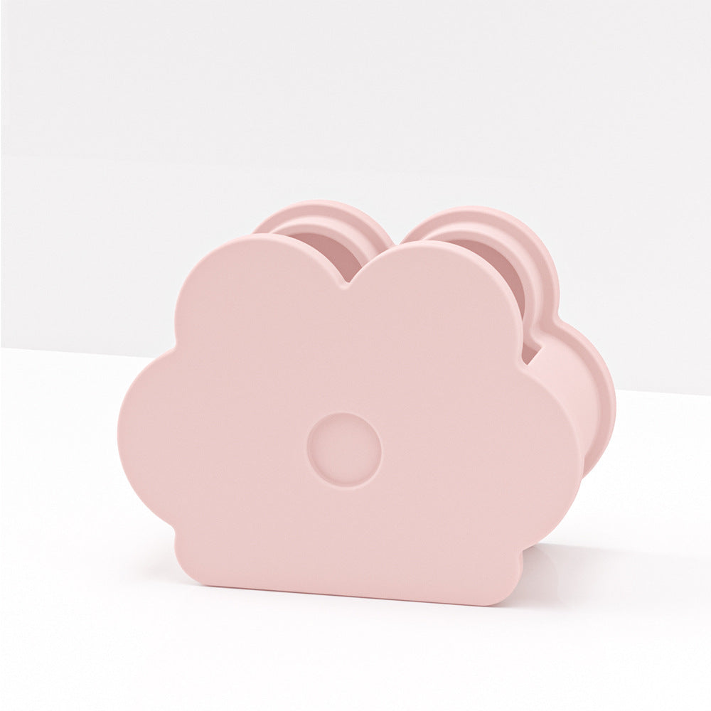 Premium makeup brush silicone storage box dustproof dresser desktop beauty large capacity makeup pen storage bucket