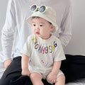 Boys' summer outfit set: trendy baby short-sleeve clothing,  new style, stylish kids' casual summer lightweight romper
