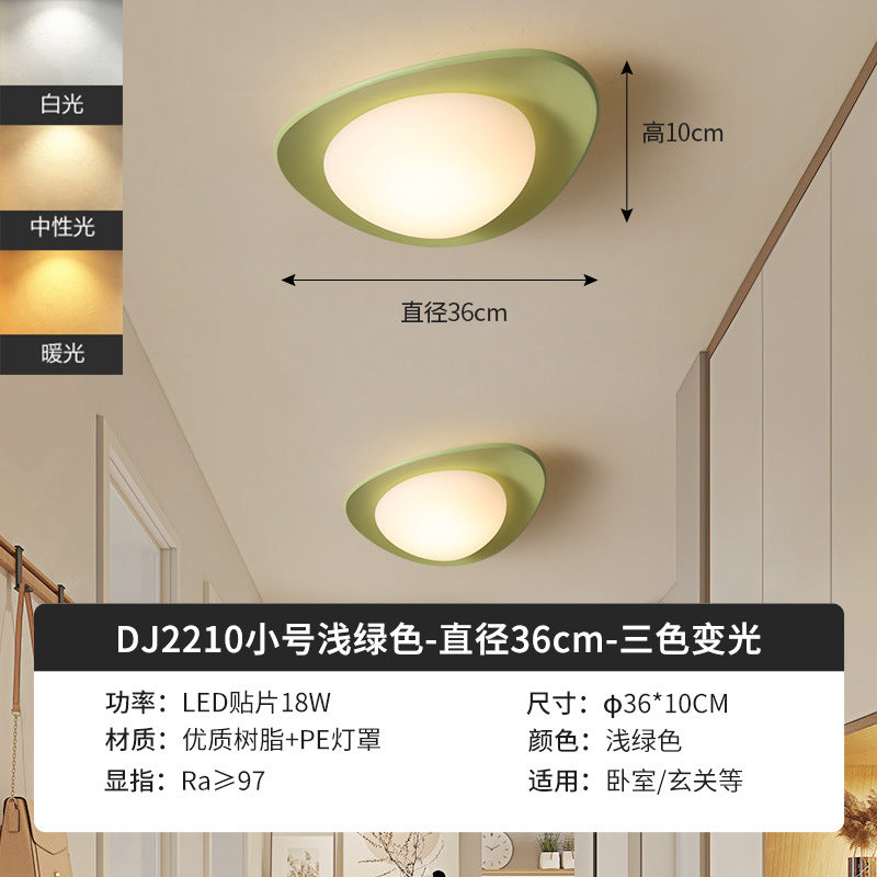 Full spectrum eye protection pebble cream wind bedroom ceiling light master bedroom room lighting creative children's room eye protection light