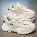 Men's shoes 2025 new winter trendy men's thick-soled sports hot-selling mesh breathable casual dad shoes