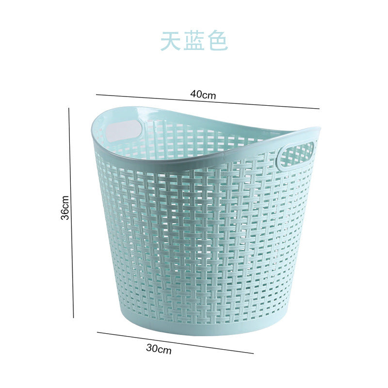 Simple dirty clothes storage basket Household stackable dirty clothes basket Laundry basket Japanese plastic dirty clothes basket storage basket
