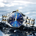 2025 men's watch - cross-border, luminous, waterproof, dual calendar, stainless steel band, quartz movement - wholesale for cross-border e-commerce